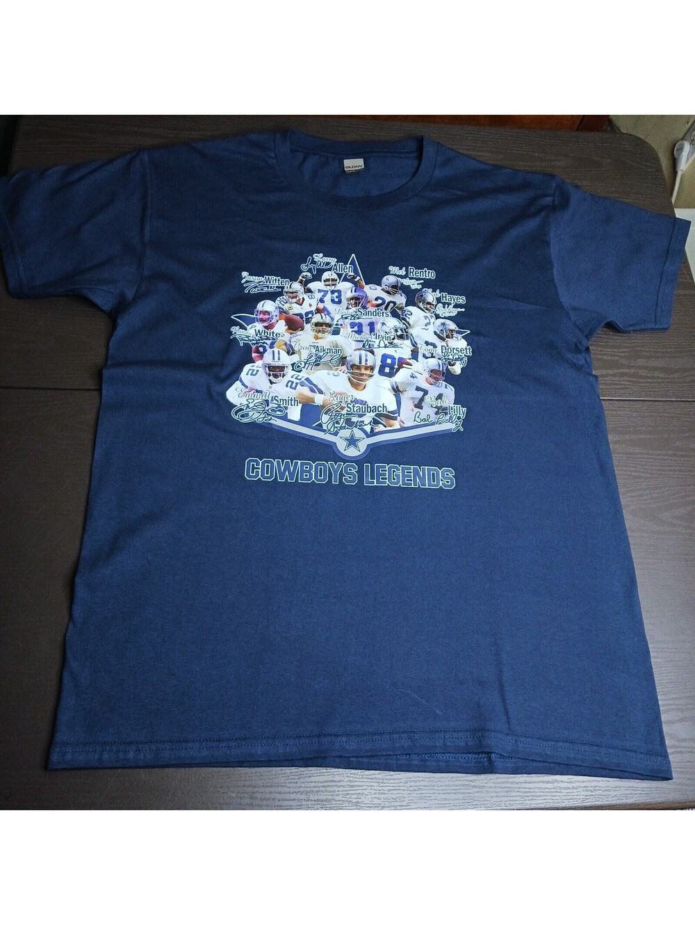 Dallas Cowboys Legends Collection Mens Blue T Shirt XL